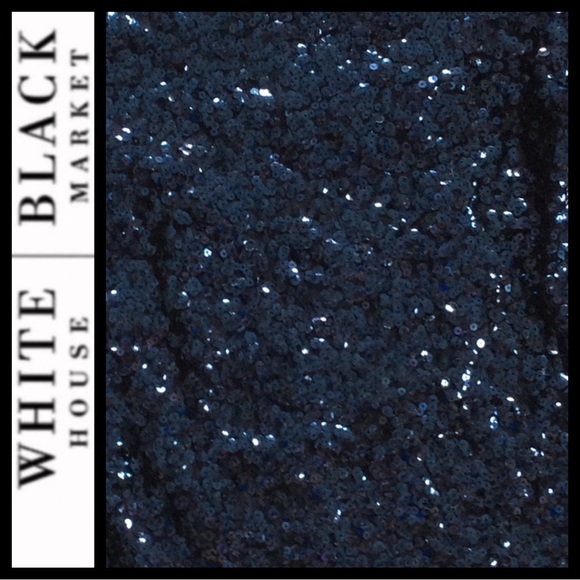 White House Black Market Sequin Tee - Picture 5 of 8